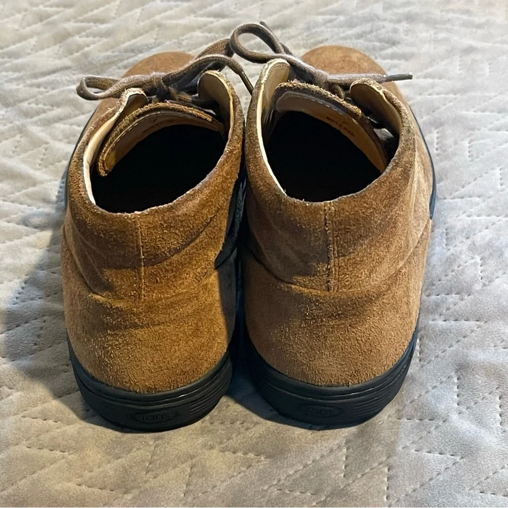 Tod’s shoes mens 7 pre-owned condition tan‎